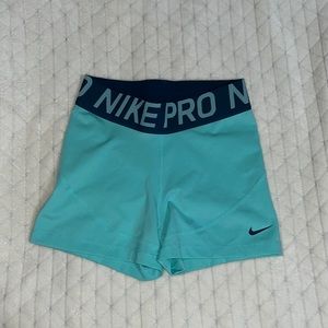 Turquoise Nike Spandex